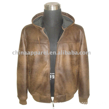 men' leather jacket